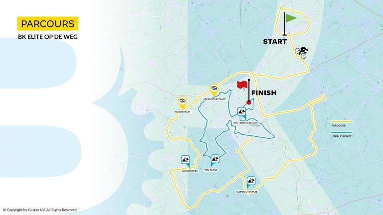 Het Parcours BK Wielrennen 2024 Zottegem   Parcours BK Zottegem 2024 768x432 